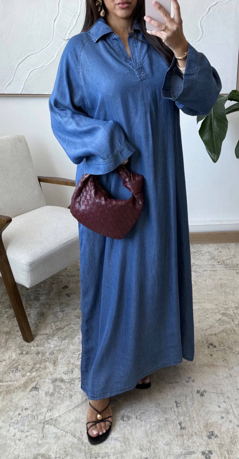 Denim Abaya