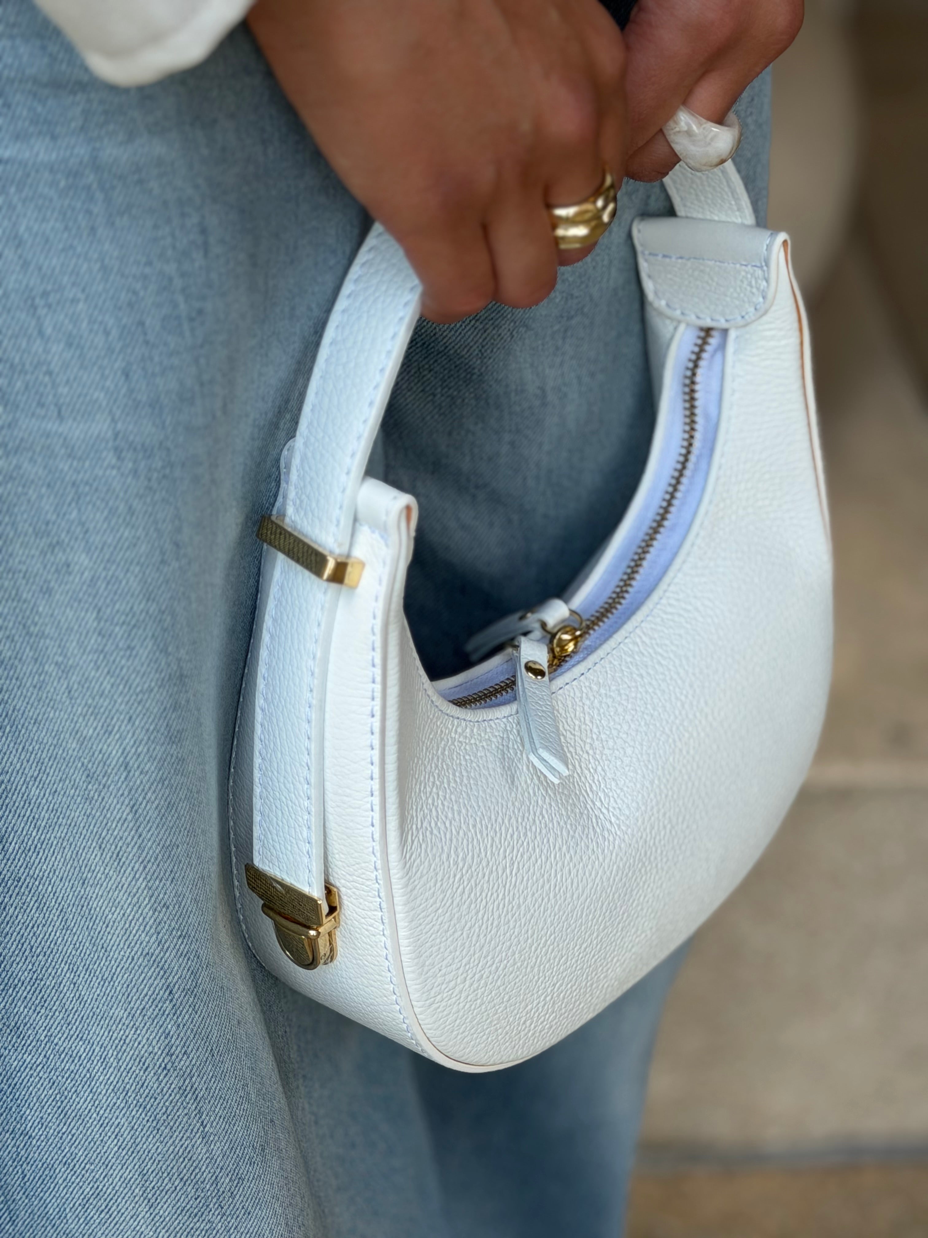 Mini Hobo Tas – Echt Dollarino Leer