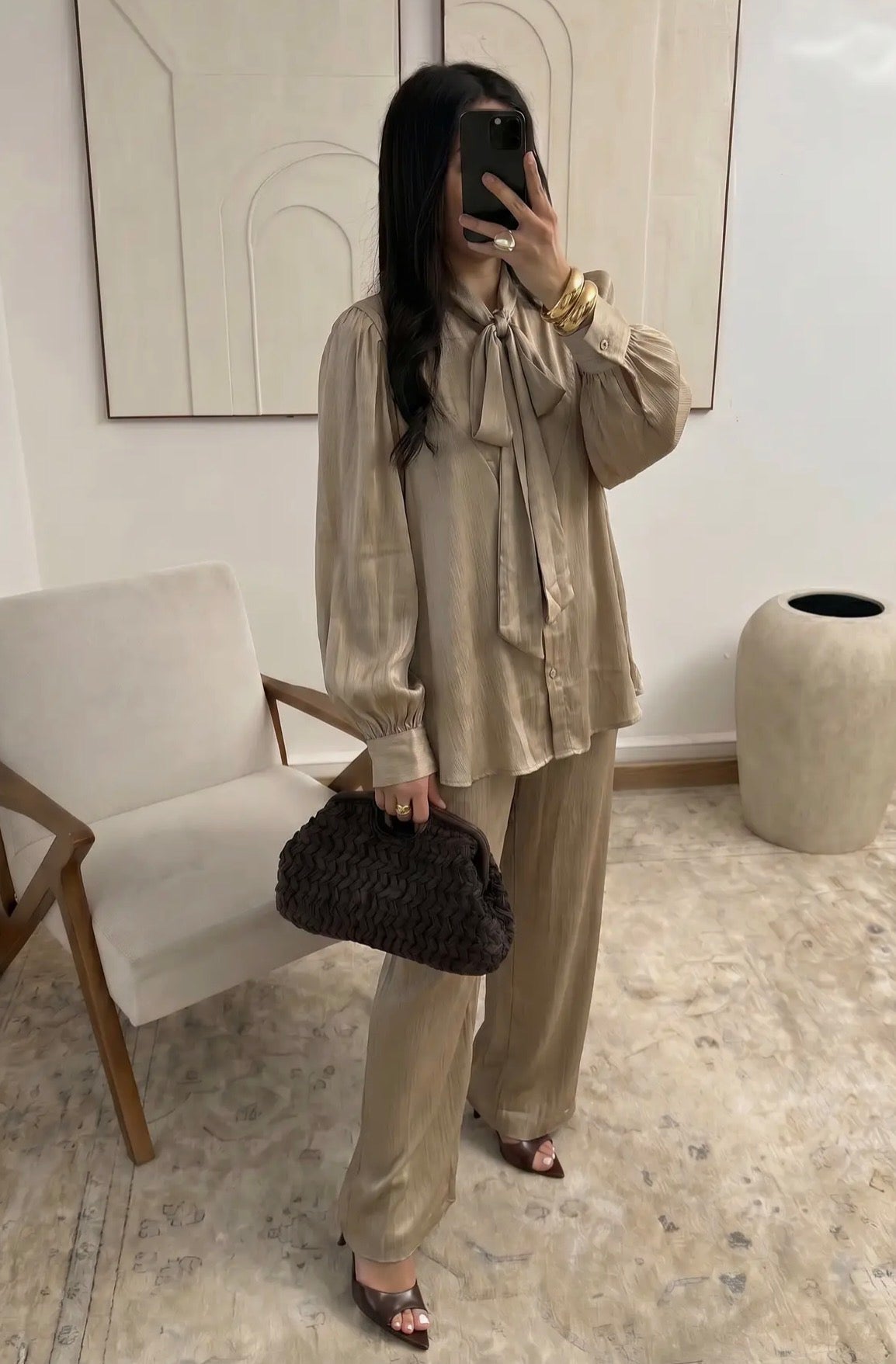 Nayla Twin Set – Beige