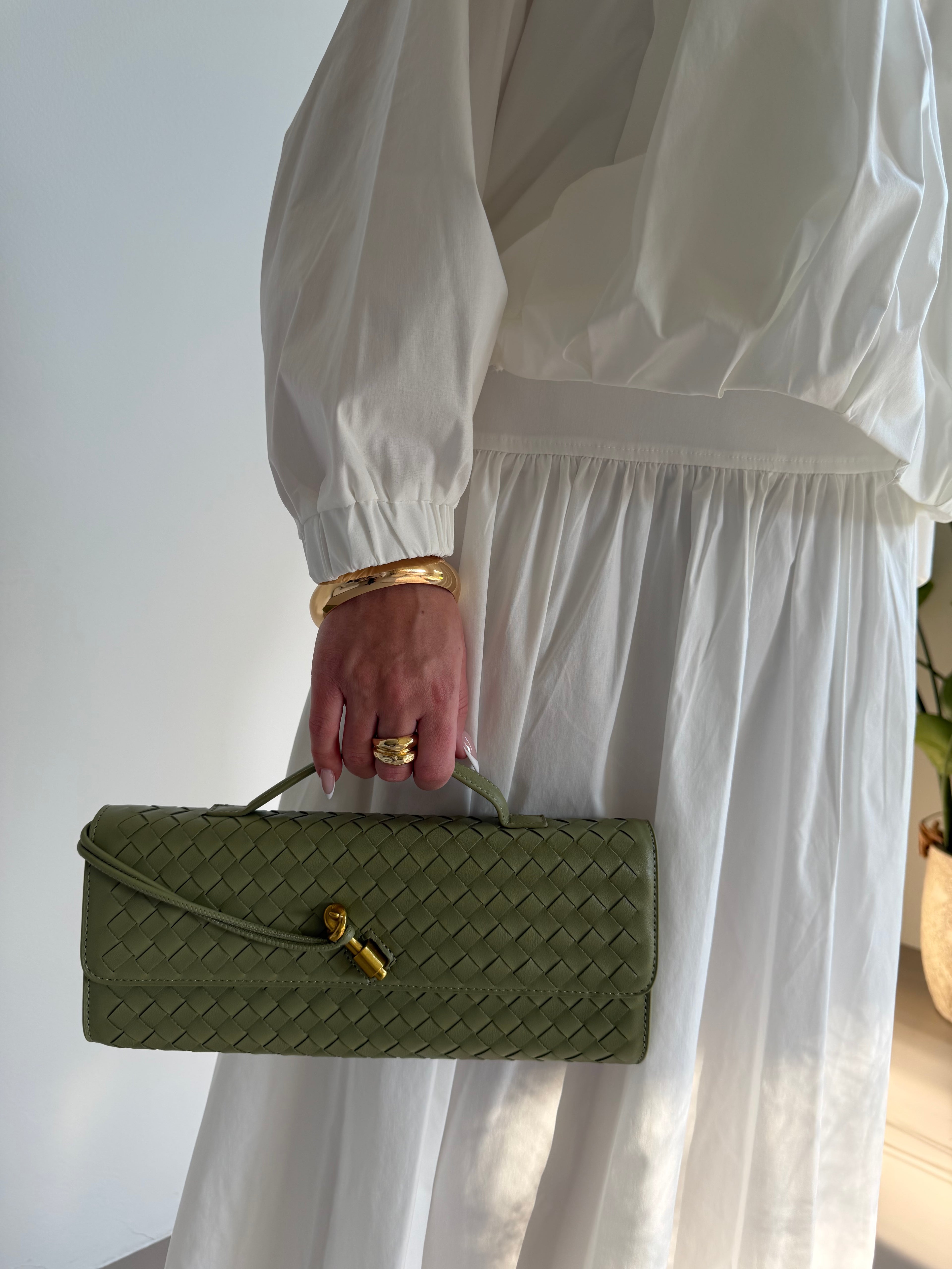 Knot Clutch - Vegan Leer