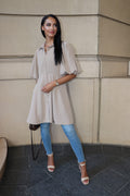 Puff sleeve tunic