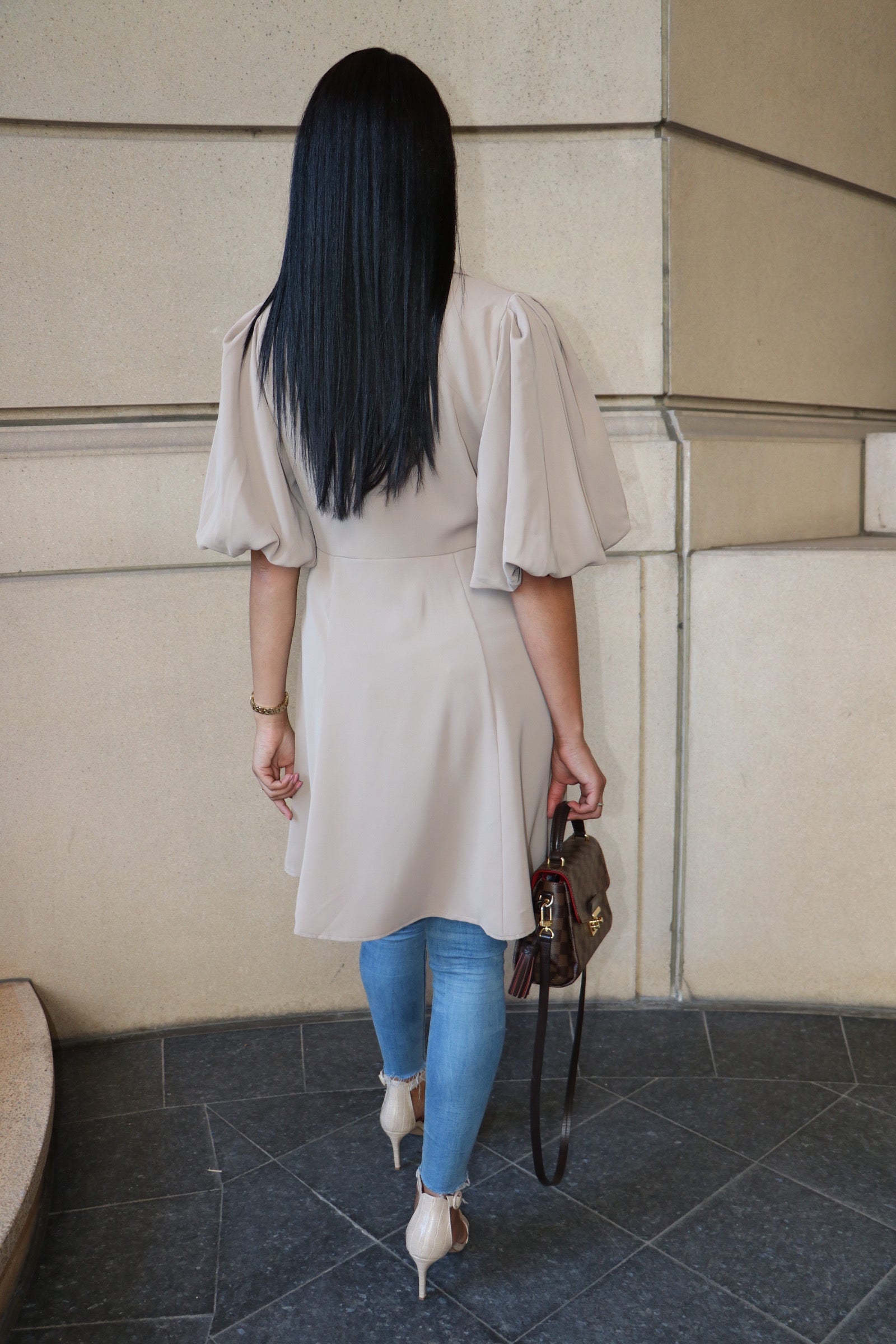 Puff sleeve tunic
