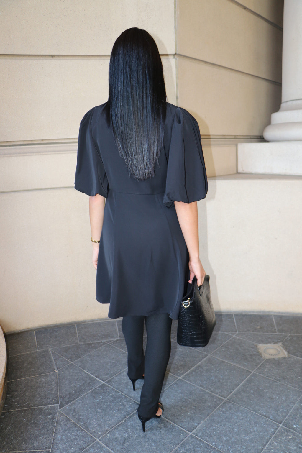 Puff sleeve tunic