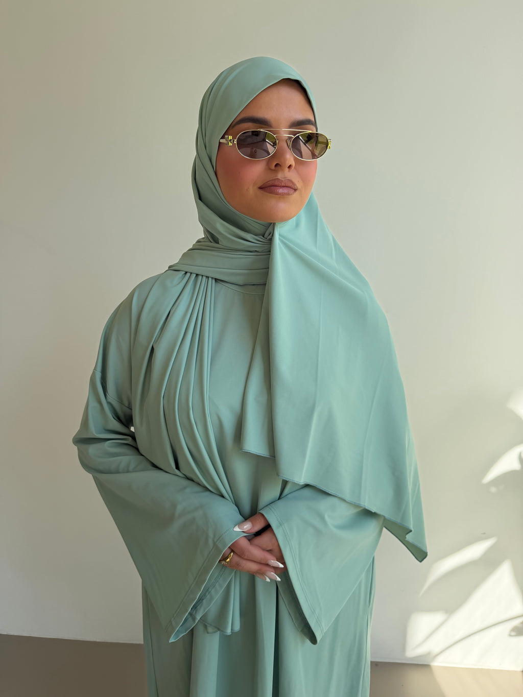 Wide Leg Burkini Aqua