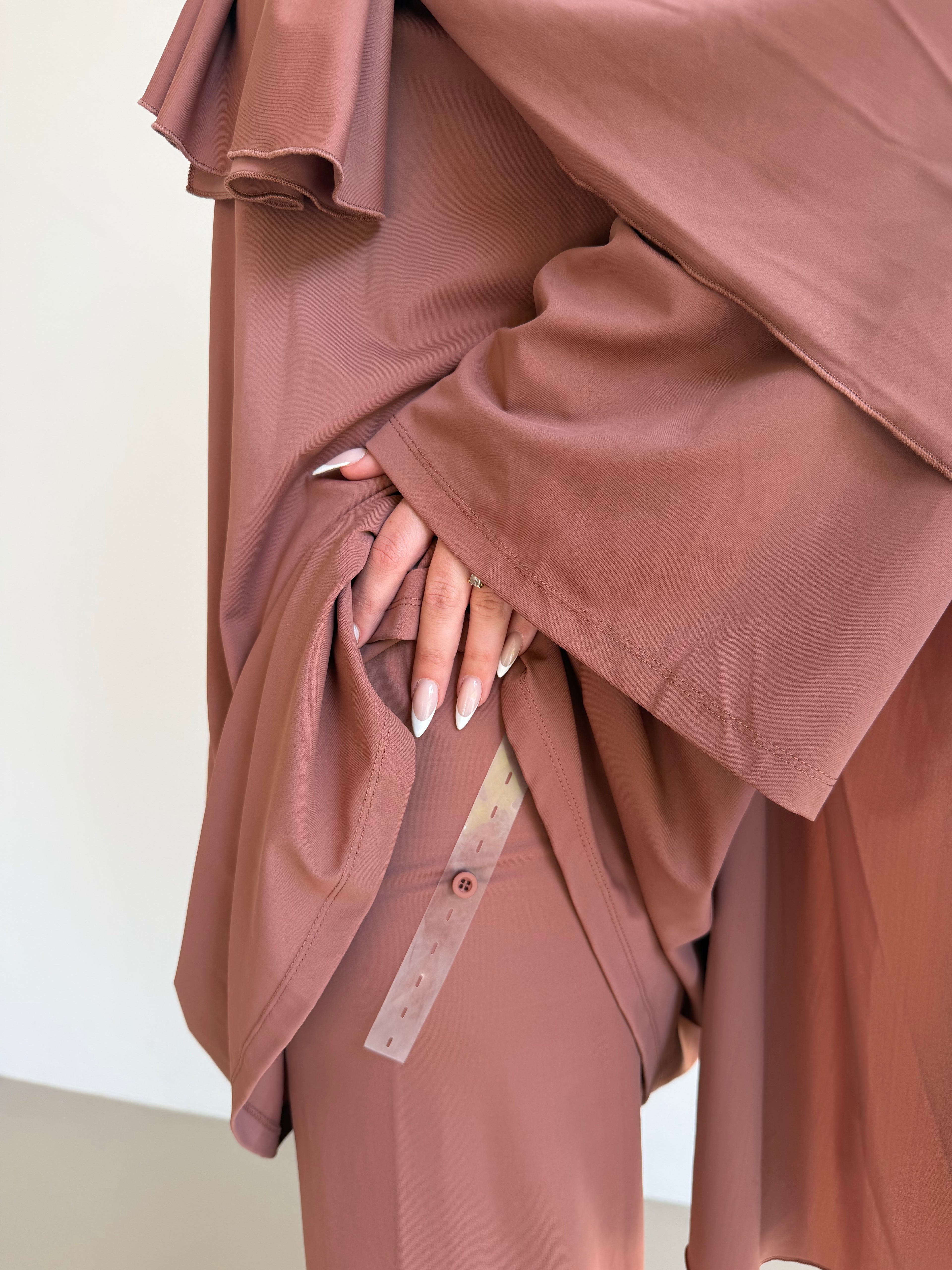 Wide Leg Burkini Brique