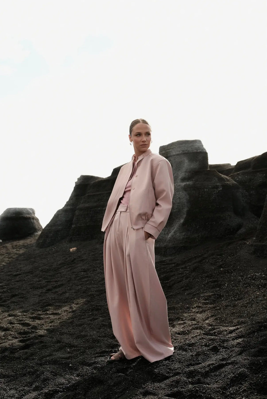 Chella Rose Wide Leg Trousers