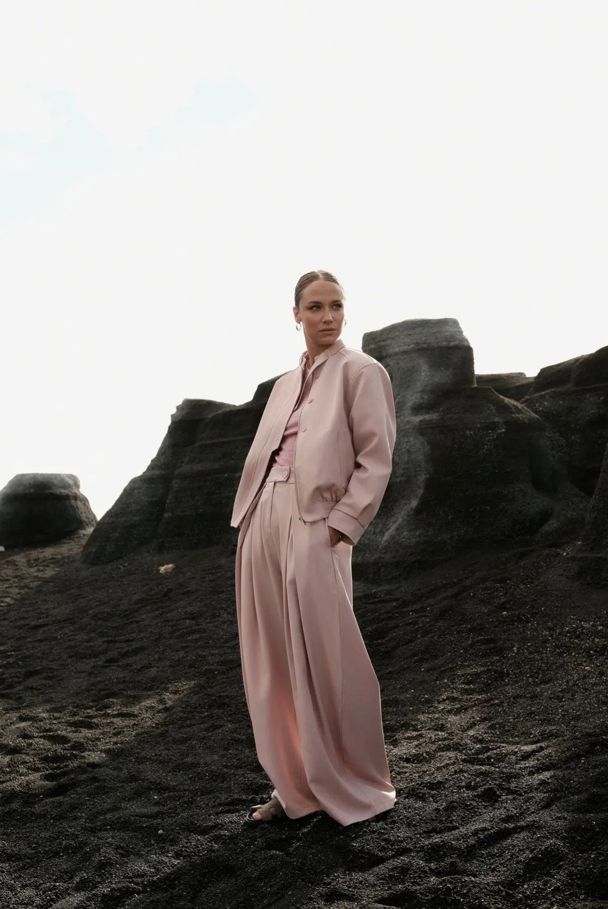 Chella Rose Wide Leg Trousers