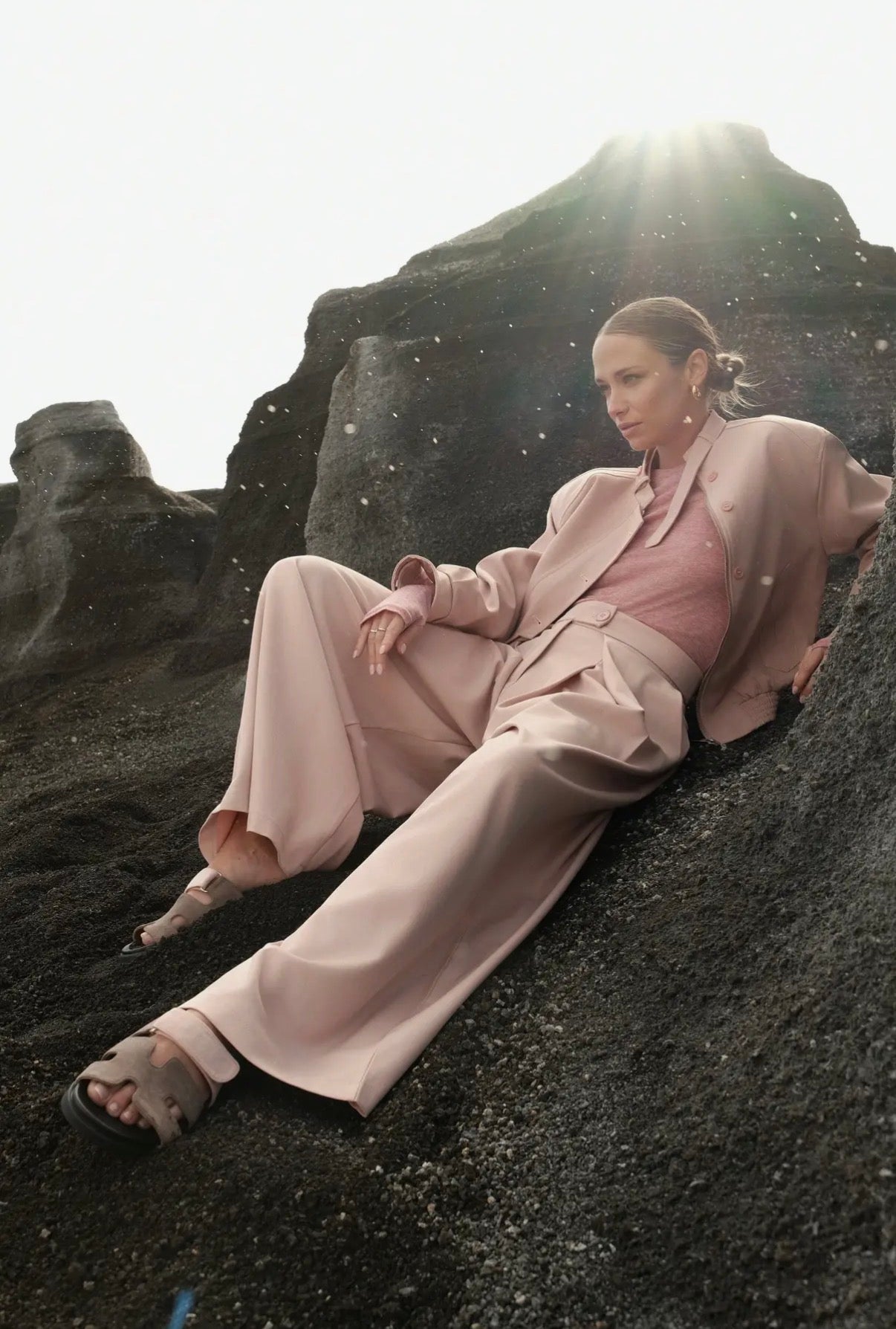 Chella Rose Wide Leg Trousers