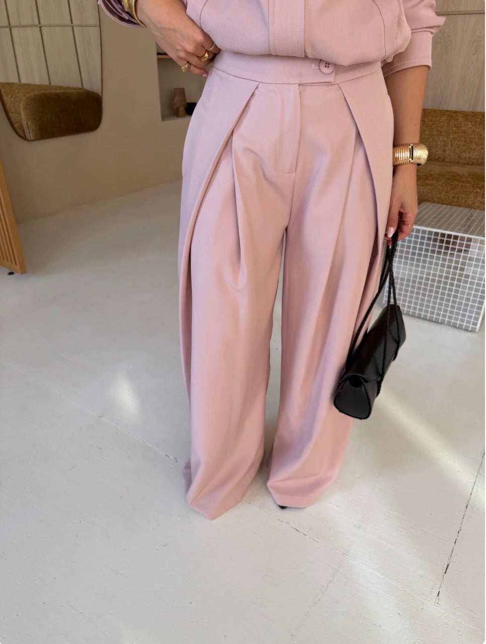 Chella Rose Wide Leg Trousers