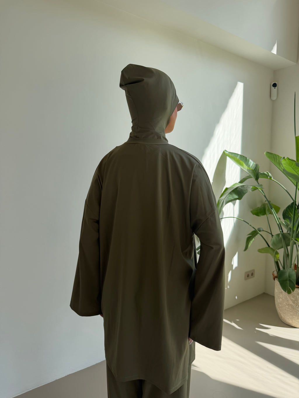 Wide Leg Burkini Khaki