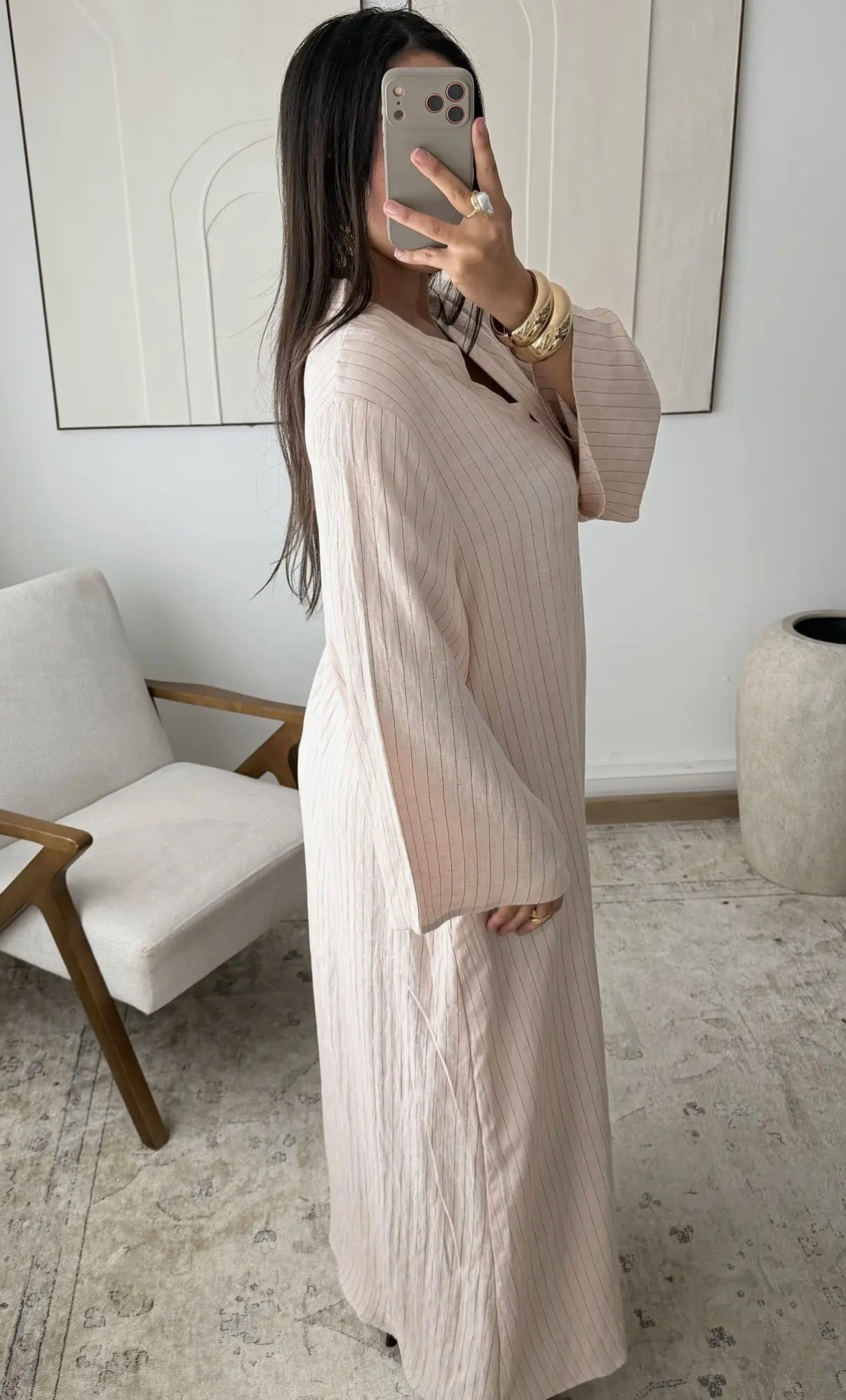 Mayssa Stripe Dress – Pink