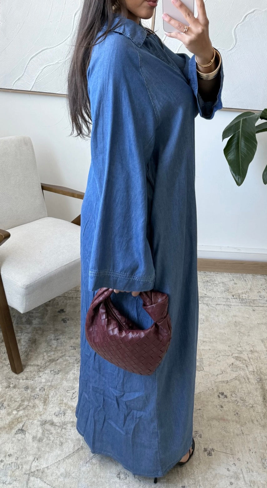 Denim Abaya