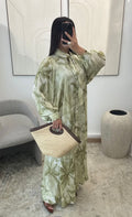 Botanical maxi dress