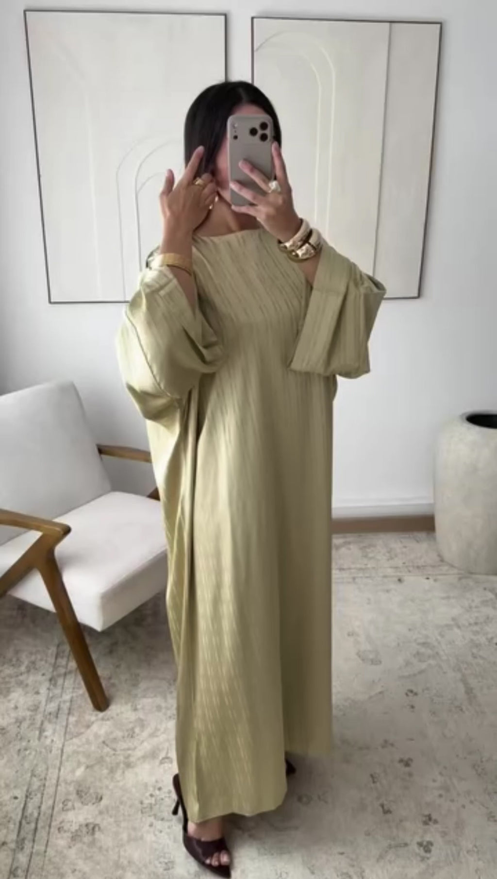 Oliva Satin Dress