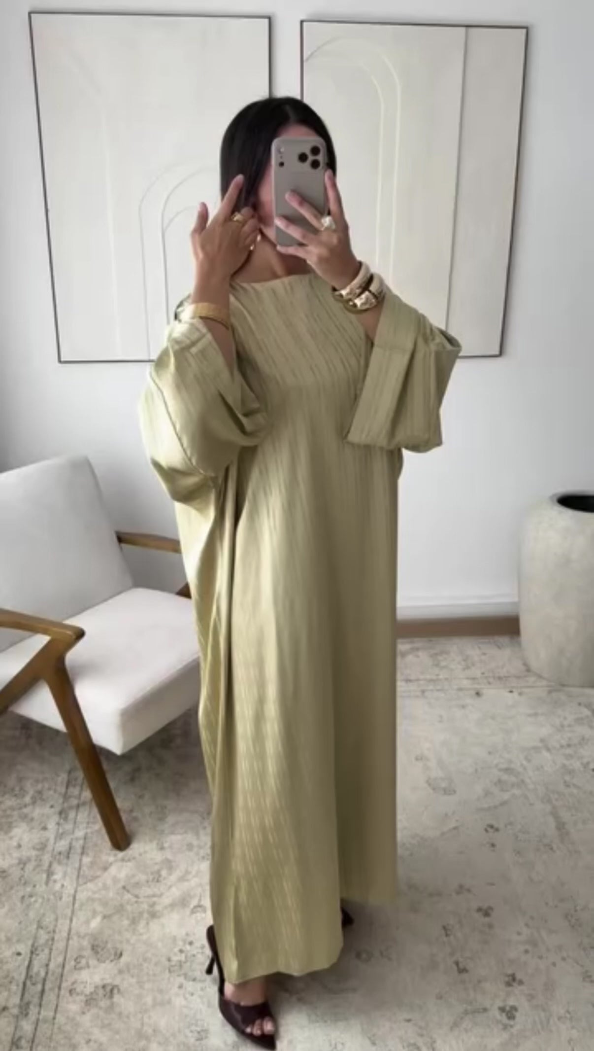 Oliva Satin Dress