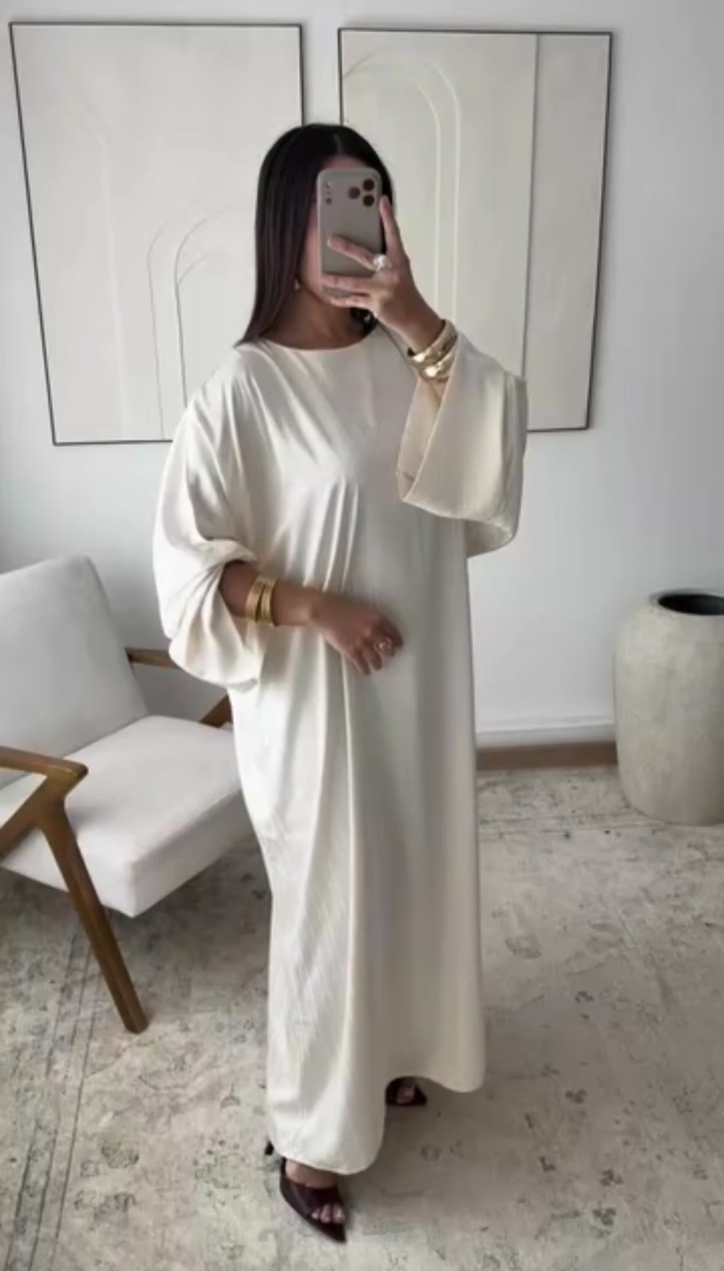 Nour Satin Dress